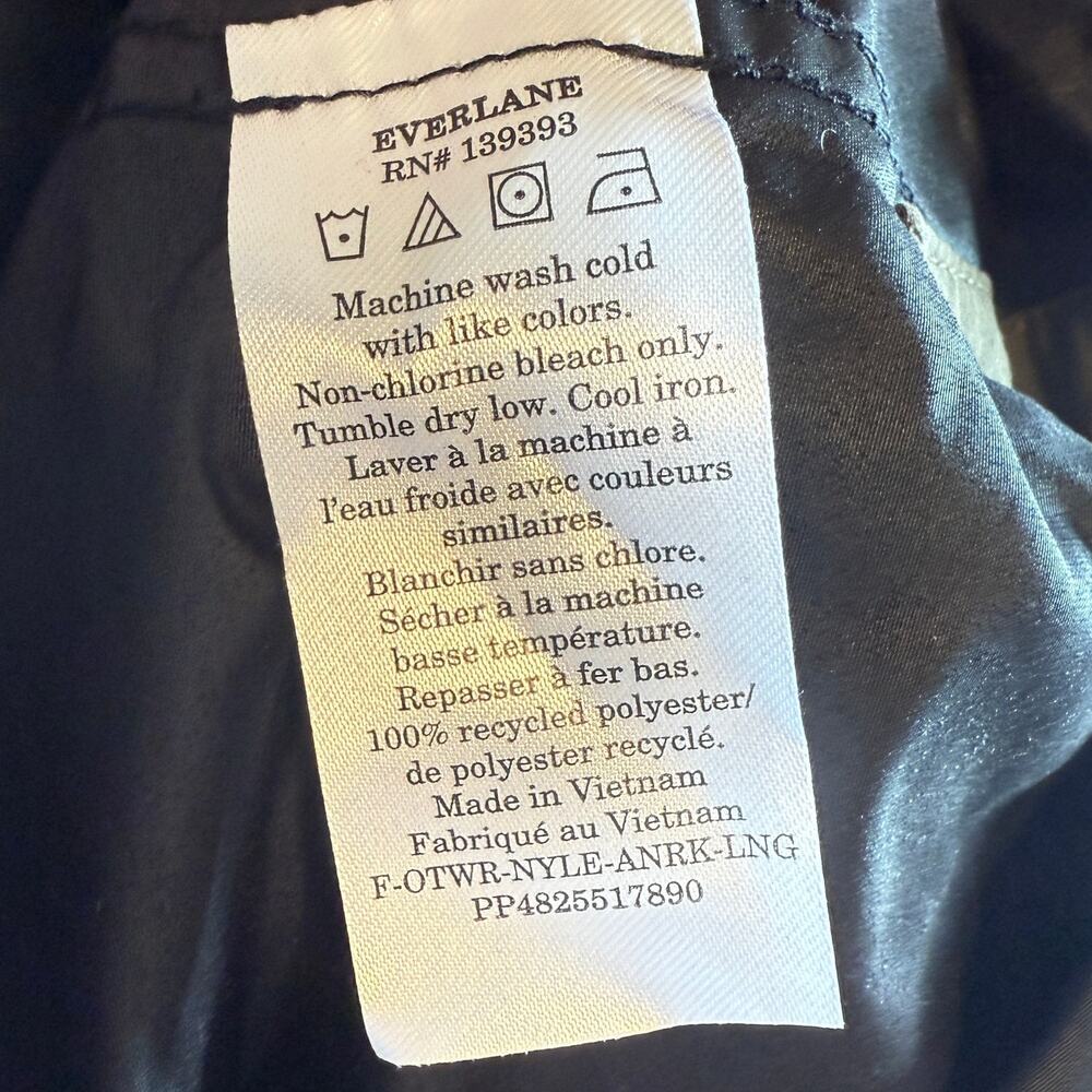 Everlane The ReNew Anorak Jacket In Forest Black Size XXS New - Picture 12 of 12